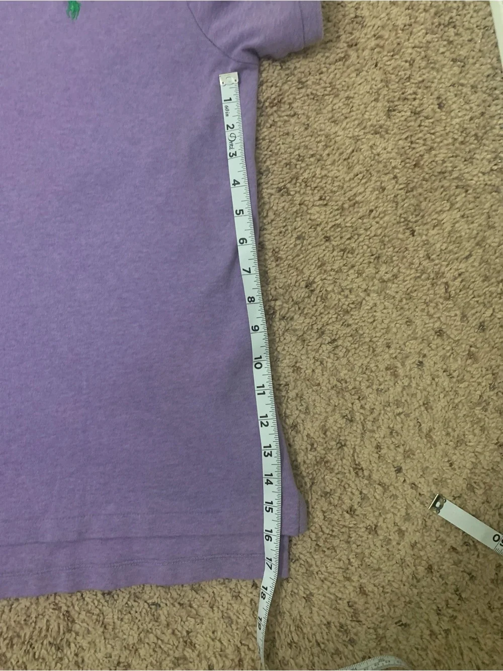 Ralph Lauren Lilac Polo with Green Pony